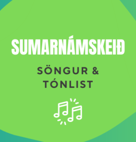 söngnámskeið sumarnámskeið